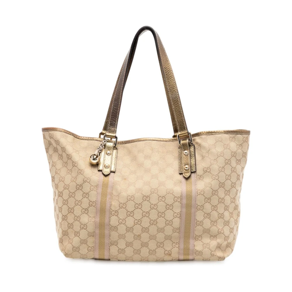 Gucci Vintage Women's Brown Pre-Owned Tote Bag