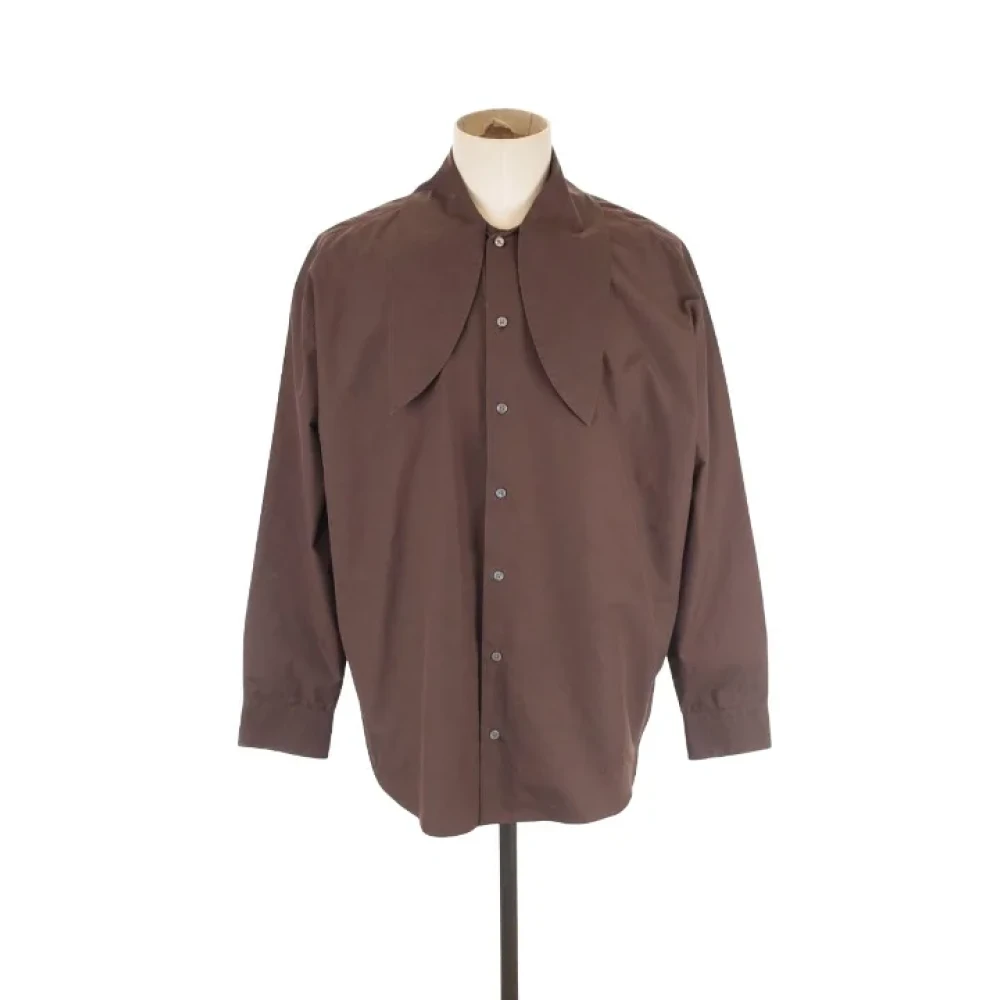 Hermès Vintage Pre-owned Cotton tops Brown Heren