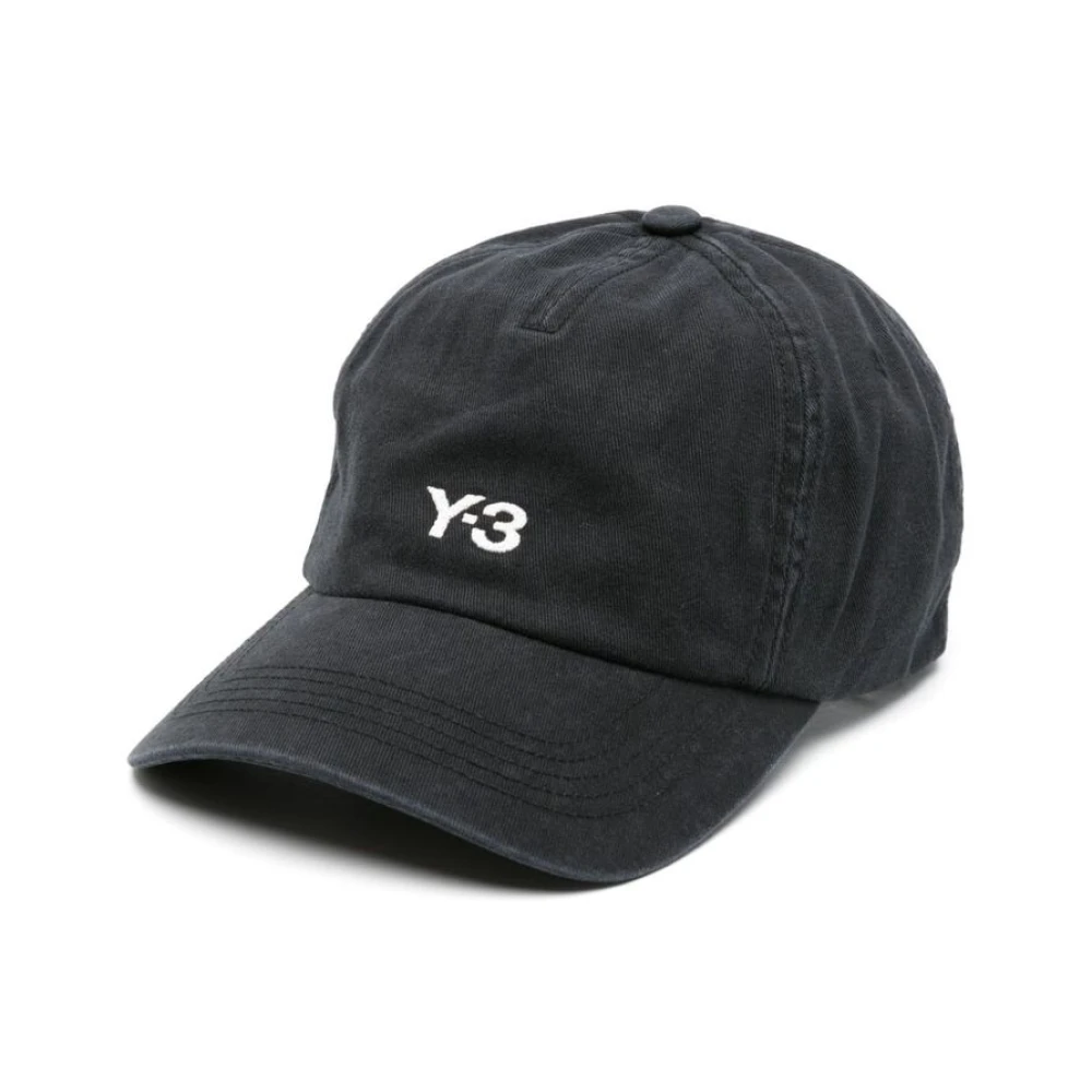 Y-3 Zwarte Katoenen Twill Pet Black Heren