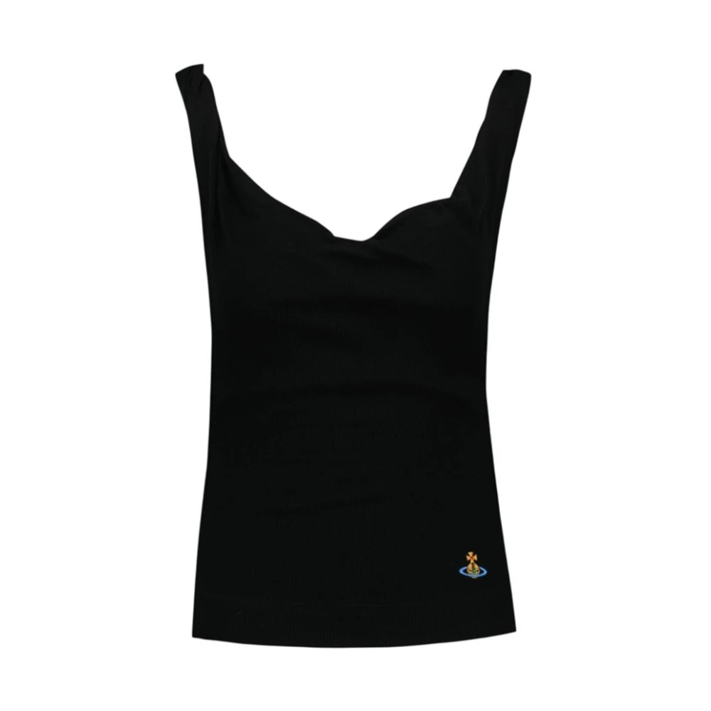Vivienne Westwood , Sleeveless Tops, Female, Black, L, Anna Top