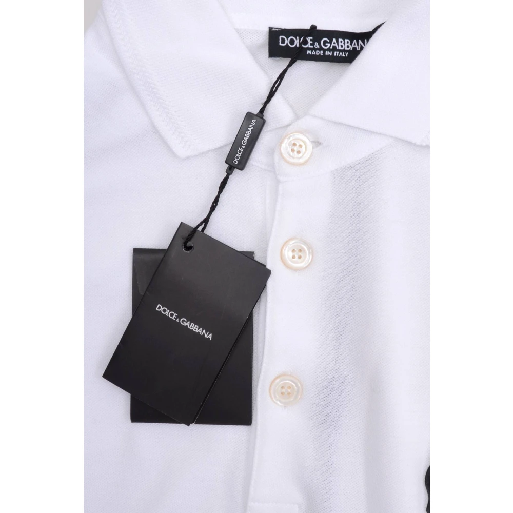 Dolce & Gabbana Heren Polo Shirt White Heren
