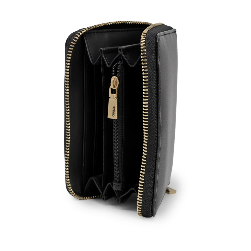 Guess Ritsportemonnee Herfst Winter Collectie Black Dames