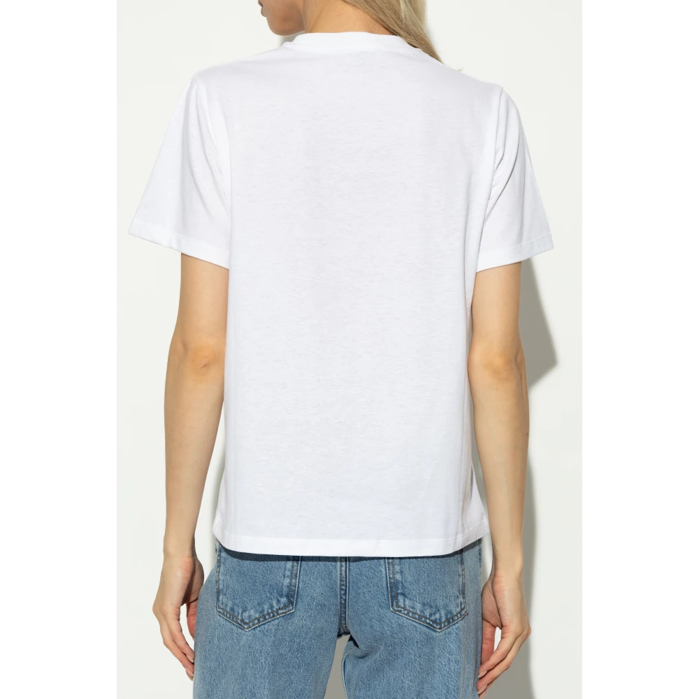 Coperni T-shirt met logo White Dames