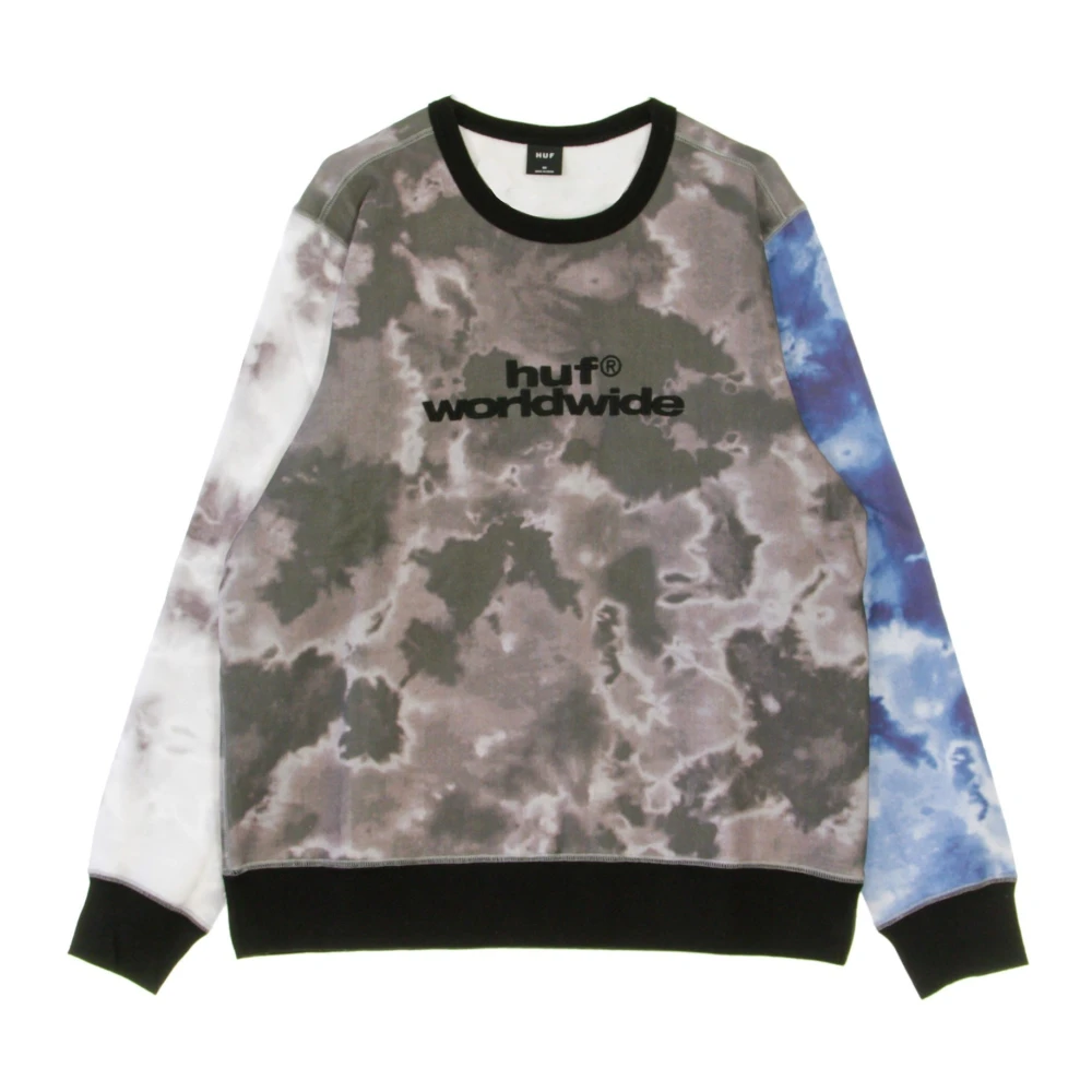 HUF Zwarte Crewneck Sweatshirt voor Mannen Multicolor Heren