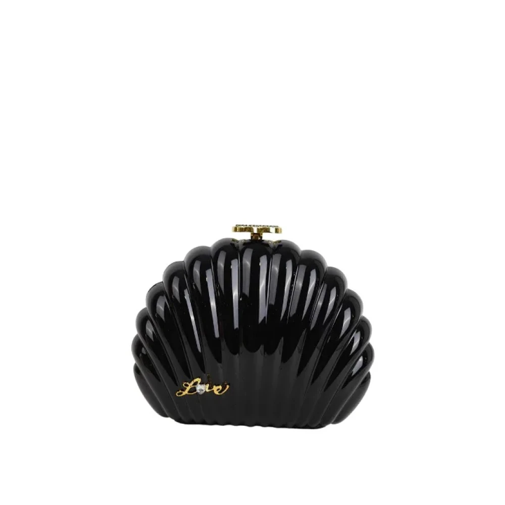 Chanel Vintage Pre-owned Plastic handbags Black Dames