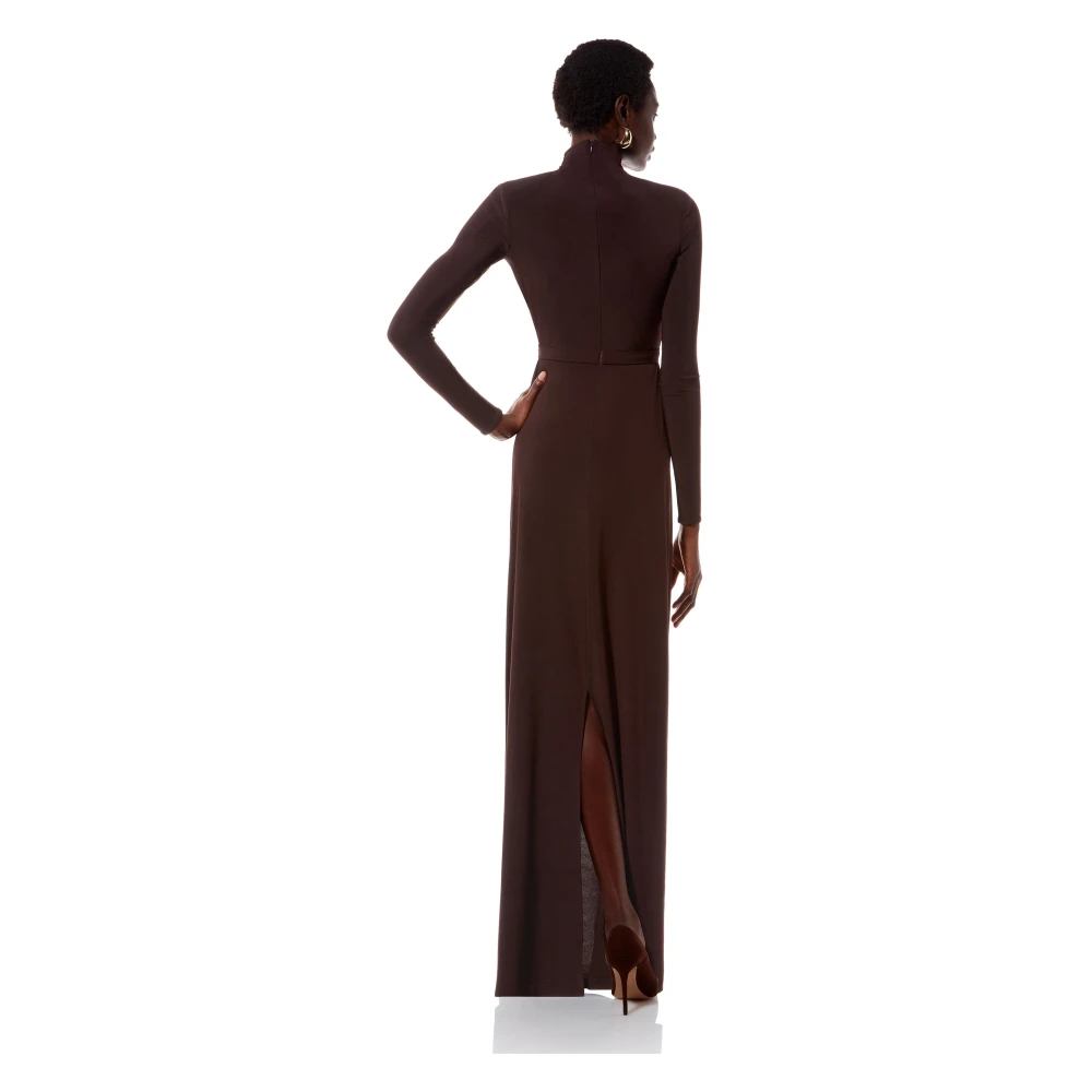 MVP wardrobe Zenyatta Lange Jurk Brown Dames