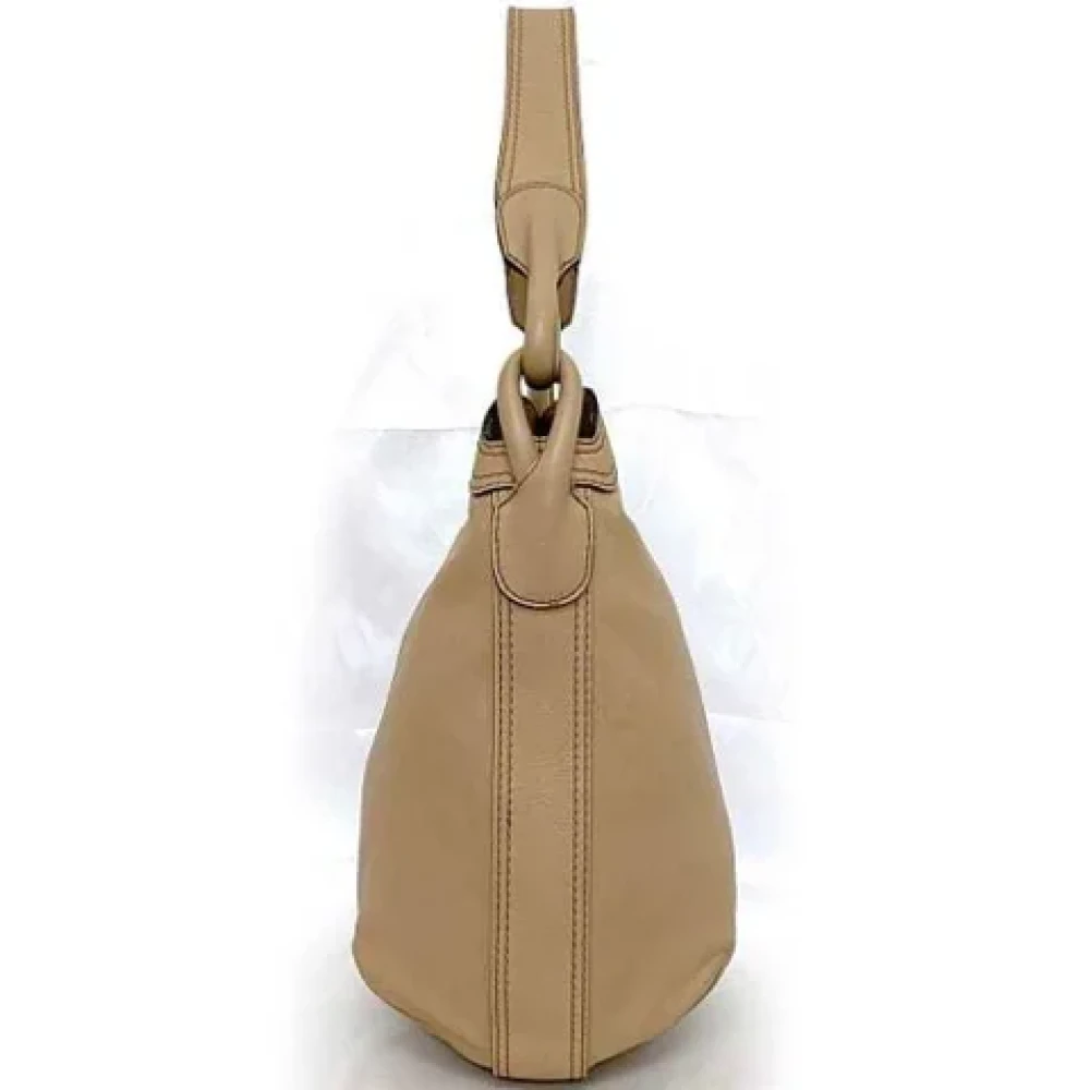 Loewe Pre-owned Leather shoulder-bags Beige Dames