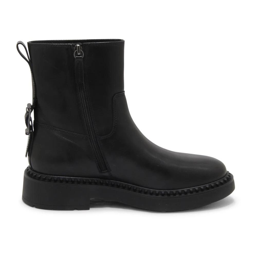 Ash Black Magnum Wo Boots With Side Zip - Female - Ankle Boots - Black - 8 Uk - Shoes