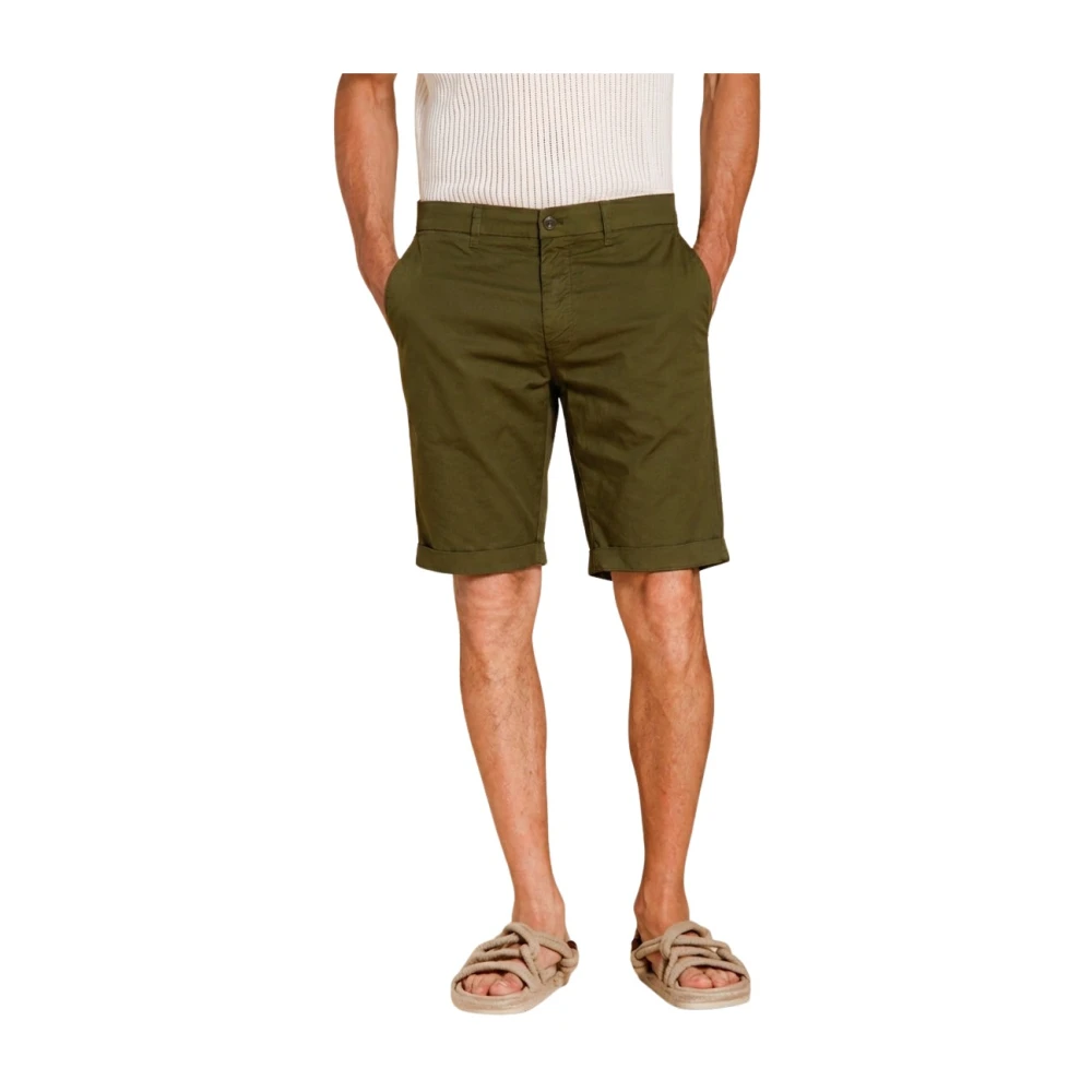 Mason's Herr Grön Shorts Xl, Bomull, London Bermuda Chino