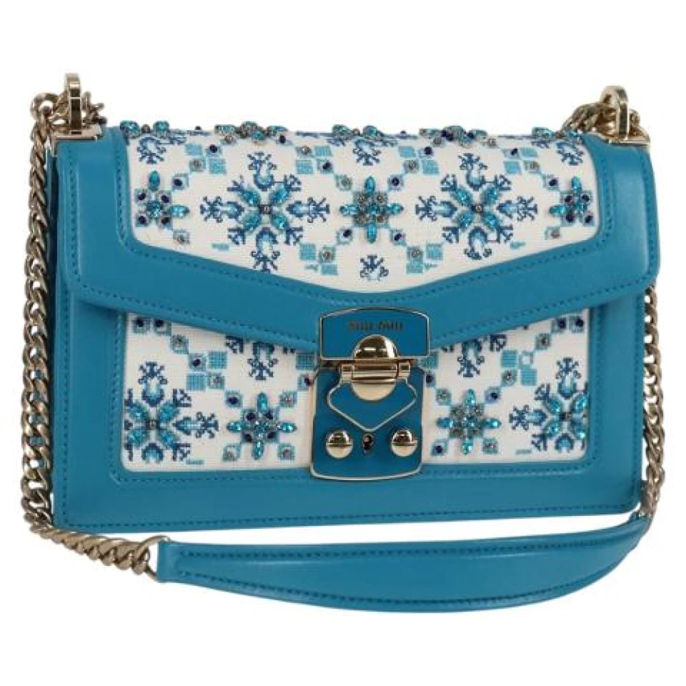Pre-owned > Pre-owned Bags > Pre-owned Shoulder Bags - - Miu Miu Pre-owned - Modalova