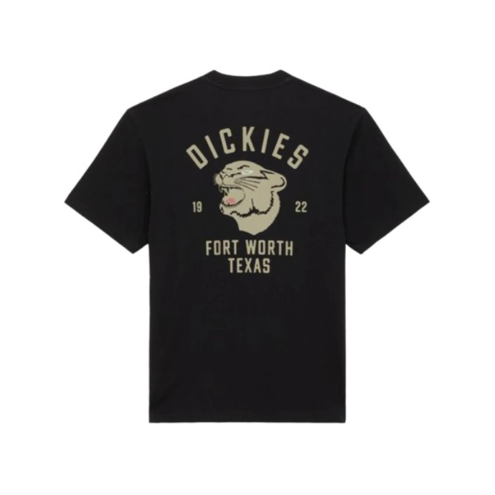 Dickies Heren Panther Tee Korte Mouw Black Heren