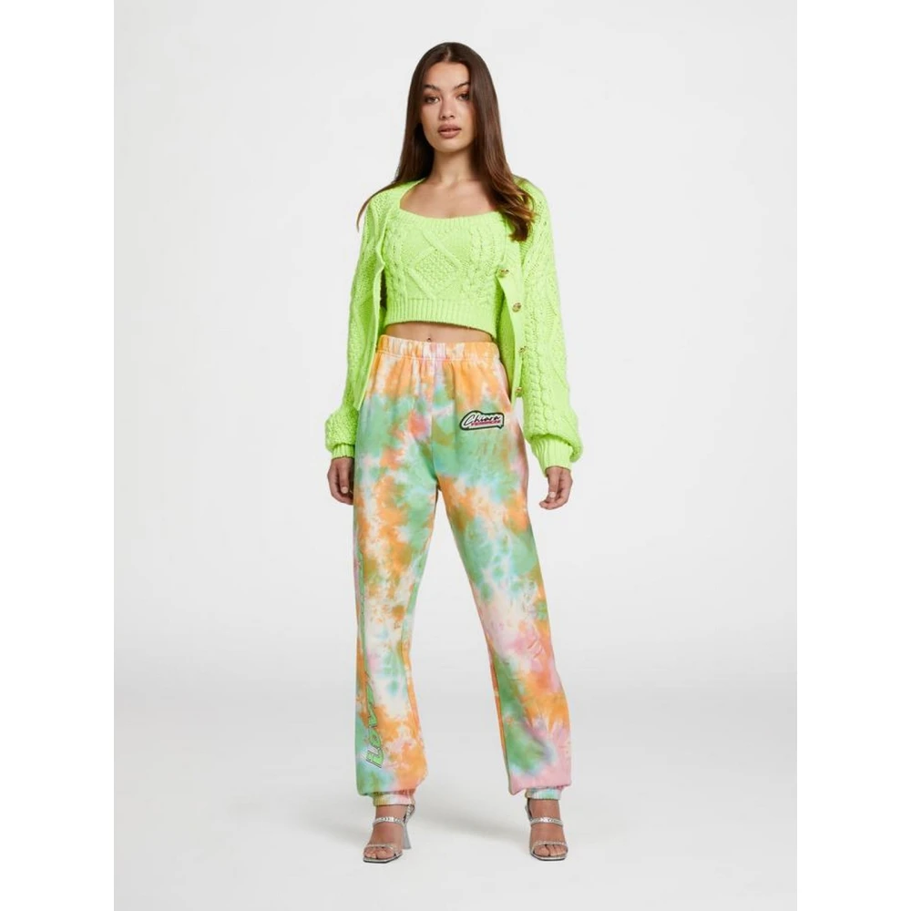 Chiara Ferragni Collection Katoenen Gym Broek Multicolor Dames