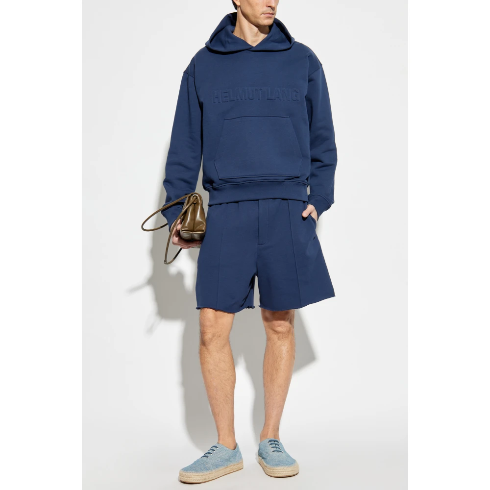 Helmut Lang Zweetshorts Blue Heren