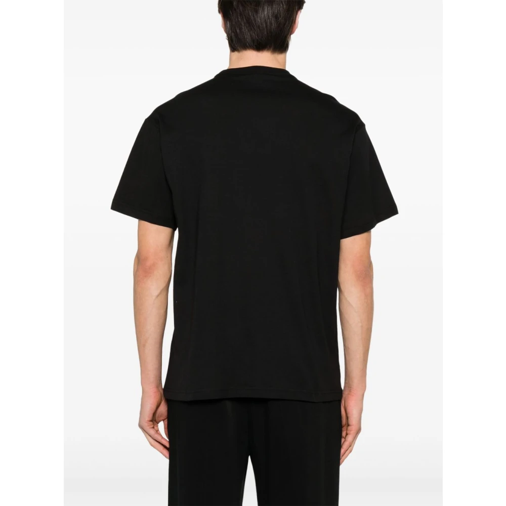 Versace Jeans Couture Zwarte Crew Neck T-shirts en Polos Black Heren