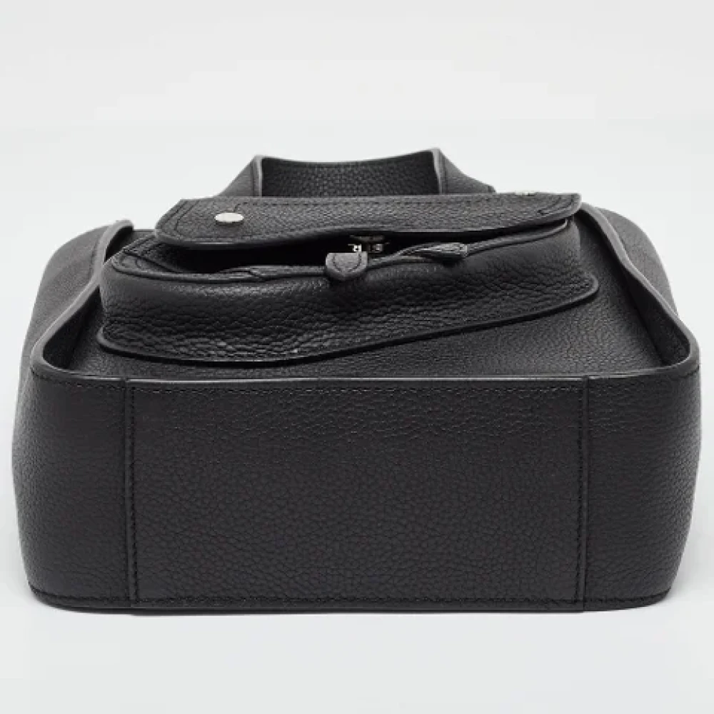 Dior Vintage Pre-owned Leather totes Black Heren
