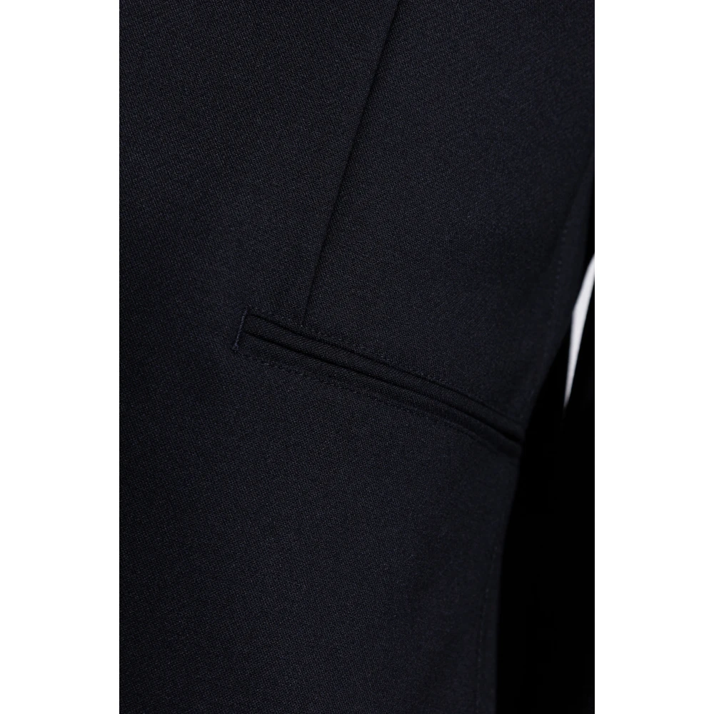Emporio Armani Blazer met open revers Blue Heren