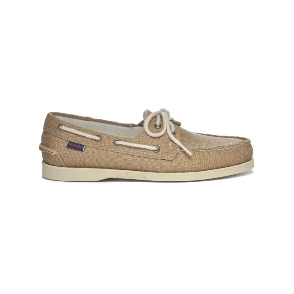 Beige Loafer Båtsko Klassisk Stil