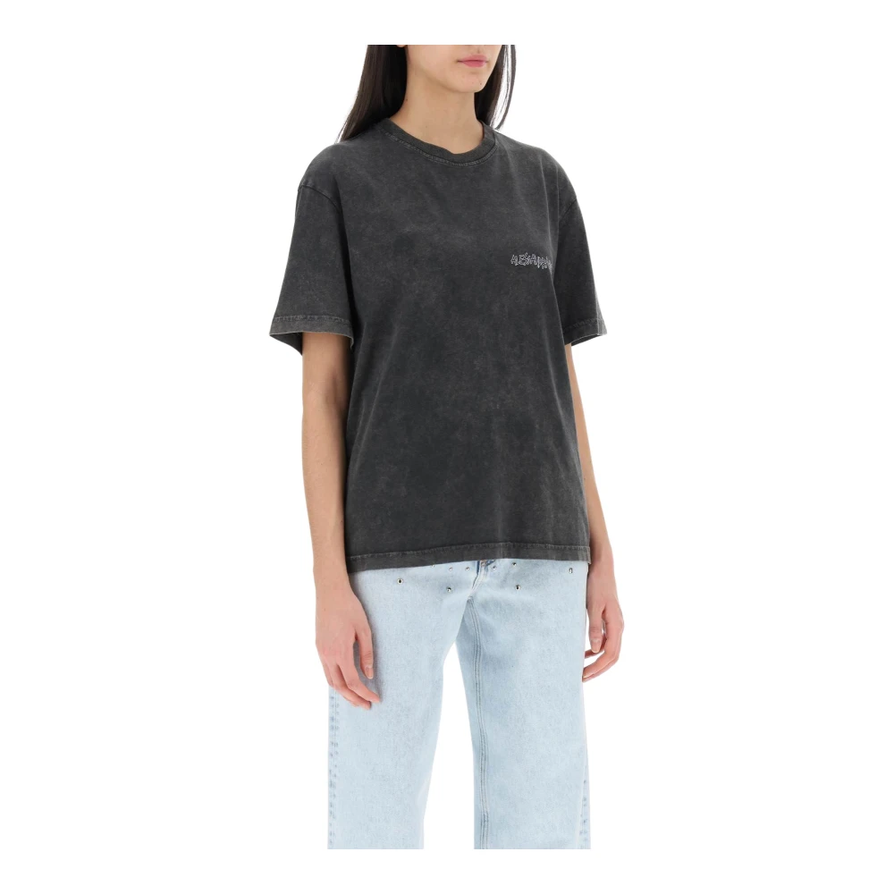 Alessandra Rich T-Shirts Gray Dames