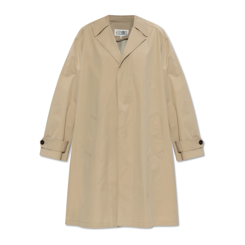 MM6 Maison Margiela Katoenen jas Beige Dames