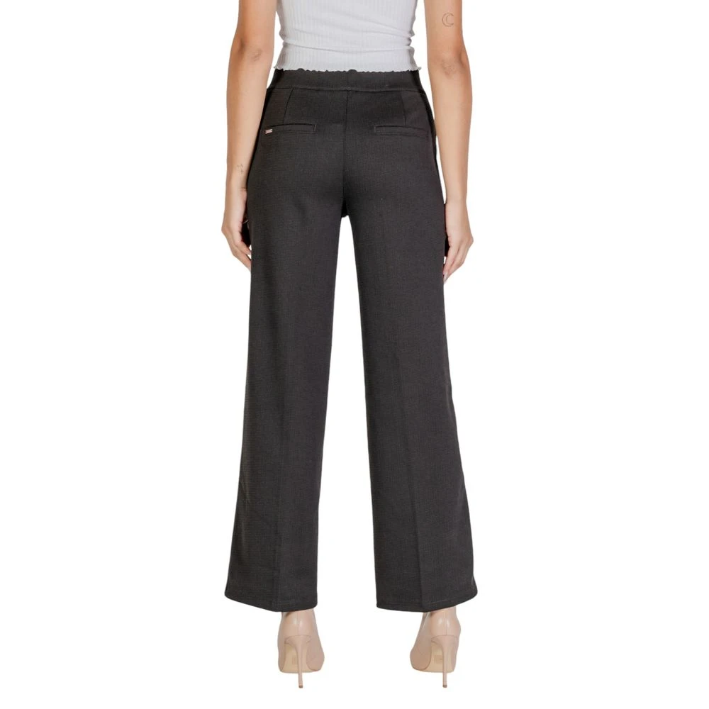Street One Zwarte Polyester Dames Herfst Winter Broek Black Dames