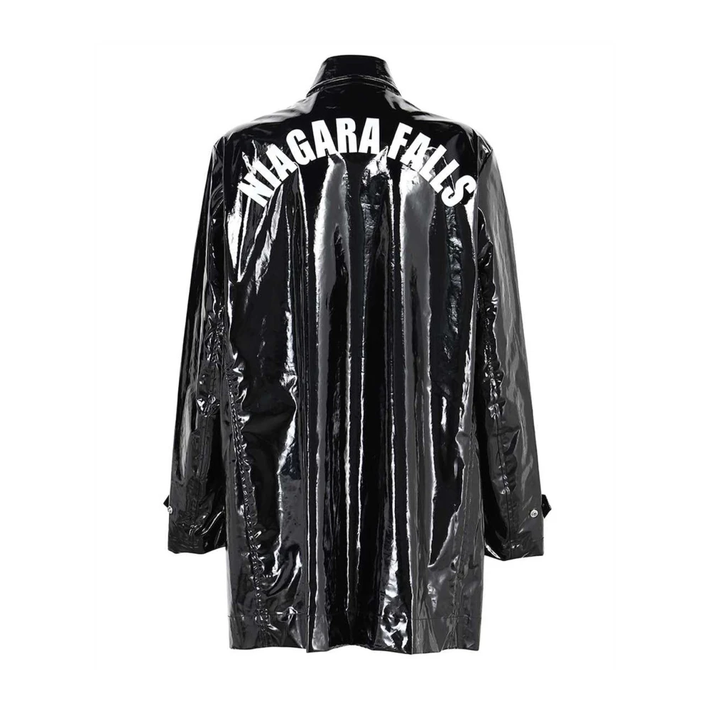 Dsquared2 Niagara Falls Trench Coat Vrouwen Black Dames