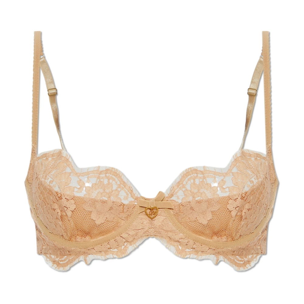 Dsquared2 Vrouw Beige Ondergoed Dames, L, Katoen, Kanten Bh