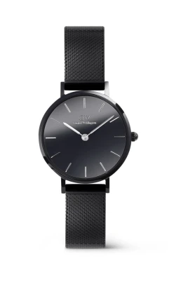 Elegant Svart Dam Petite Klocka