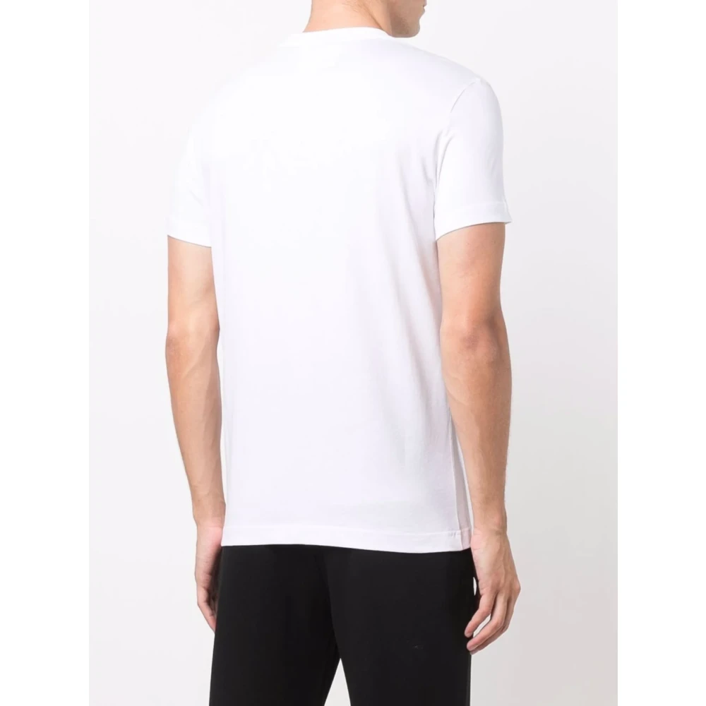 Emporio Armani Katoenen T-shirt in klassieke stijl White Heren