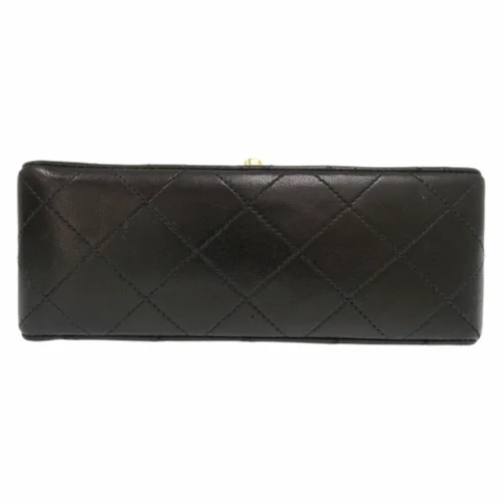 Chanel Vintage Pre-owned Leather shoulder-bags Black Dames