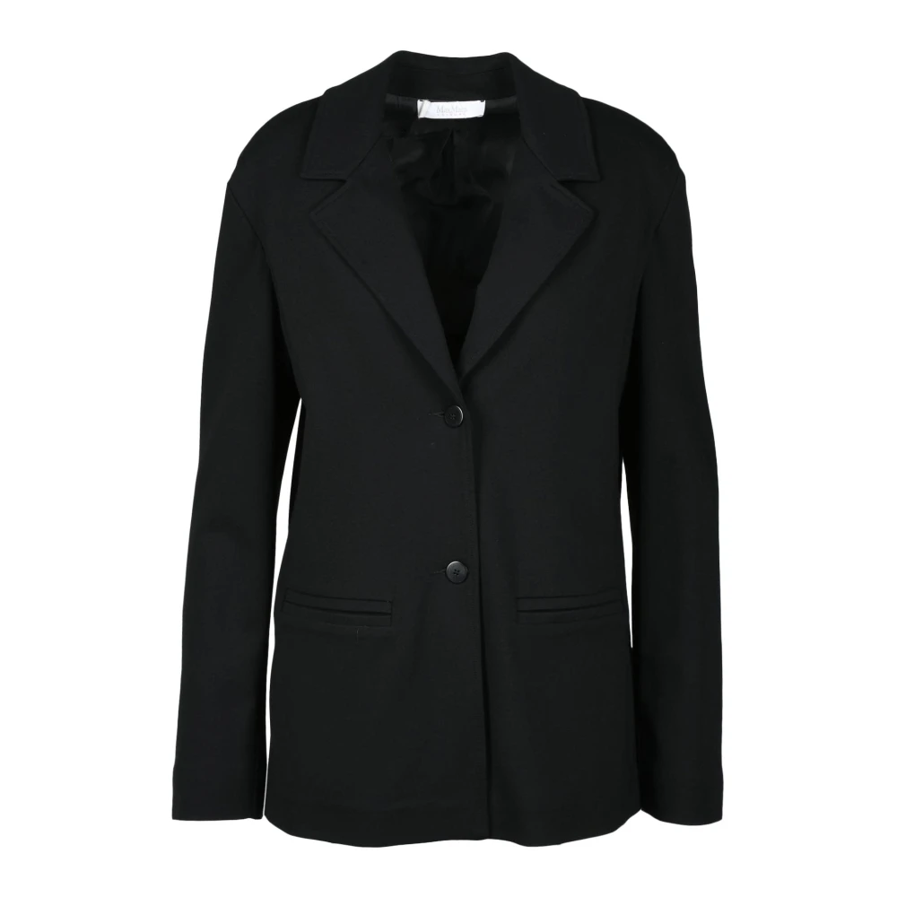 Max Mara Jas Black Dames