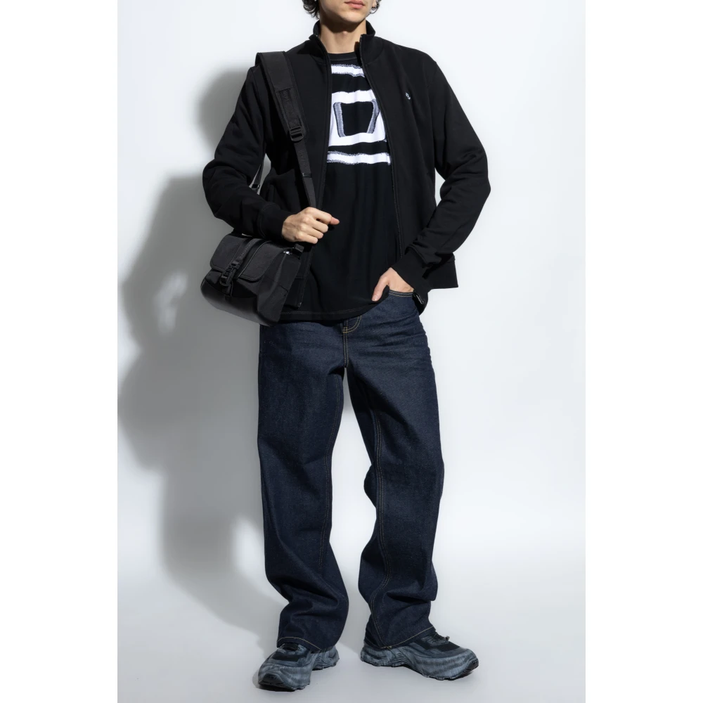 Diesel T-shirt T-Doxt Black Heren
