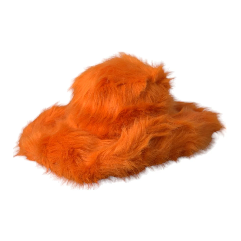 Dolce & Gabbana Women's Orange Accessories, One Size, Fedora Hat