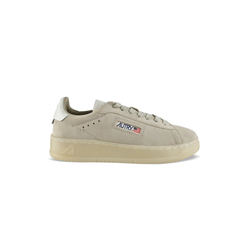 Autry Dallas Low Sneakers Dames Schoenen Beige