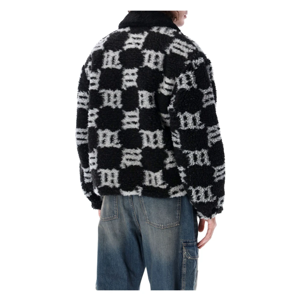 Misbhv Zwarte Shearling Winterjas Black Heren