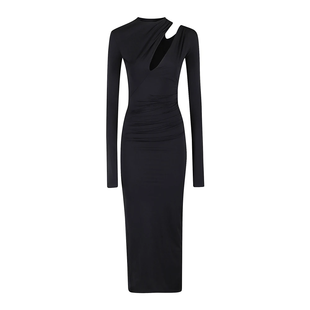Amazuin Satijn Stijl Elegantie Black Dames