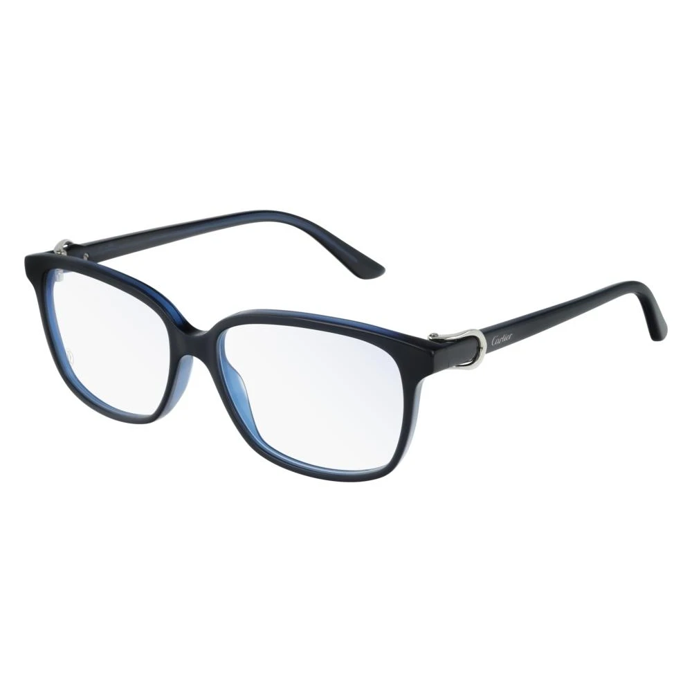 Cartier Stiliga Glasögonbågar Blue, Dam