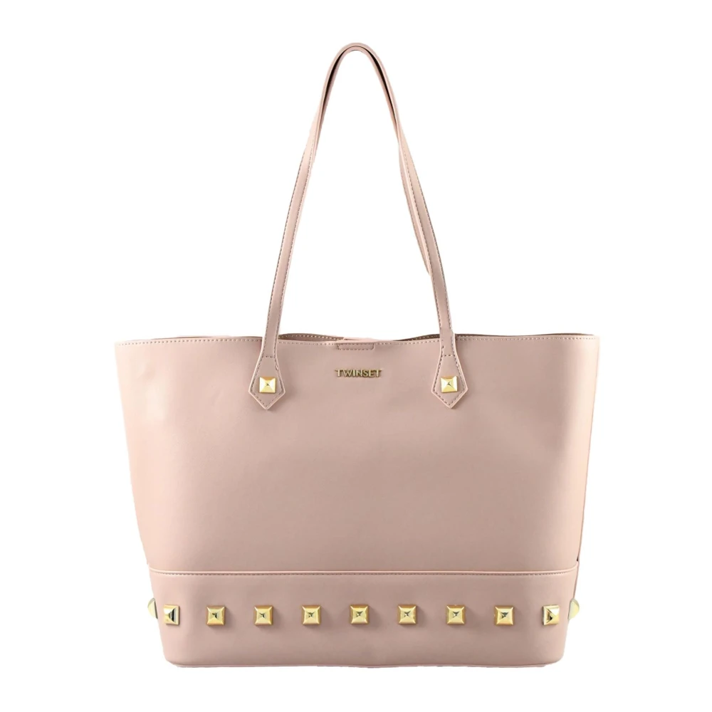 Twinset Stijlvolle PU-tas Pink Dames