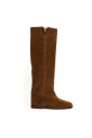 botte-en-daim-marron