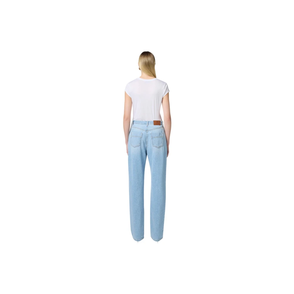 Elisabetta Franchi Casual katoenen T-shirt voor vrouwen White Dames
