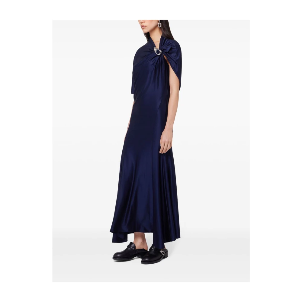 Paco Rabanne Elegante Lange Jurk Blue Dames