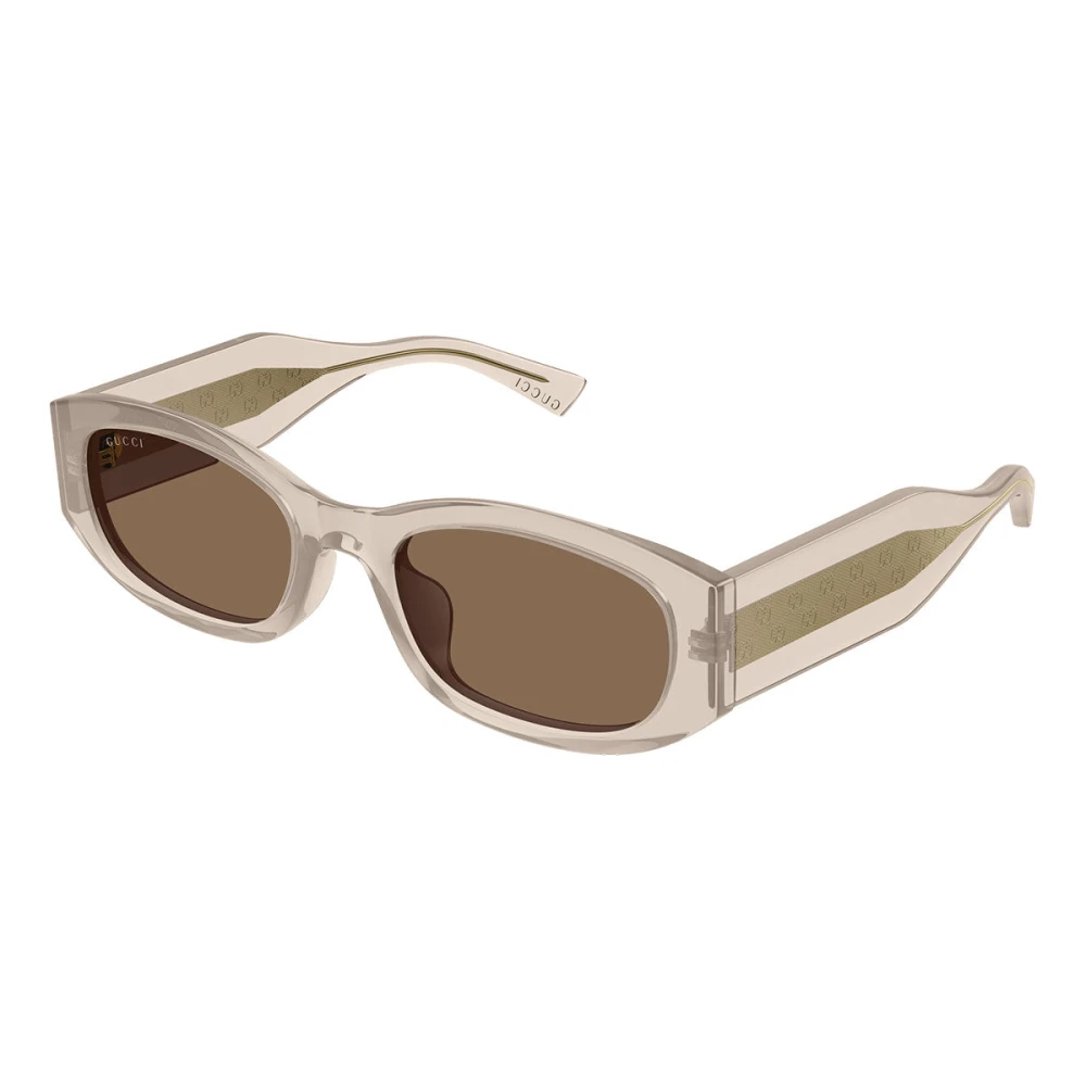 Gucci Women's Beige Sunglasses, 55 Mm, Sign Sunglasses