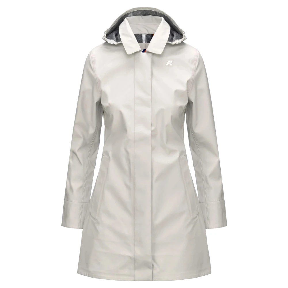 K-Way Donna Beige Cappotti, S, New,