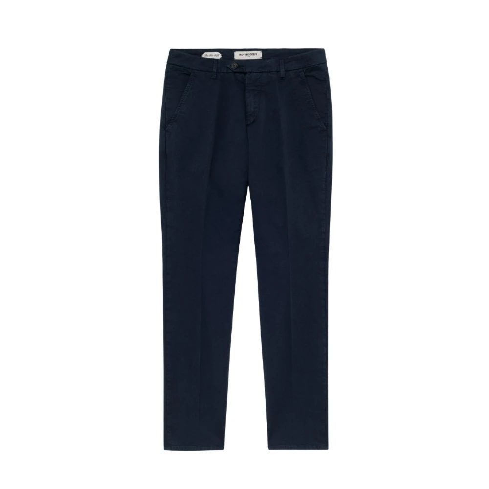 Roy Roger's Men's Blue Chinos, W38, New Rolf Chino