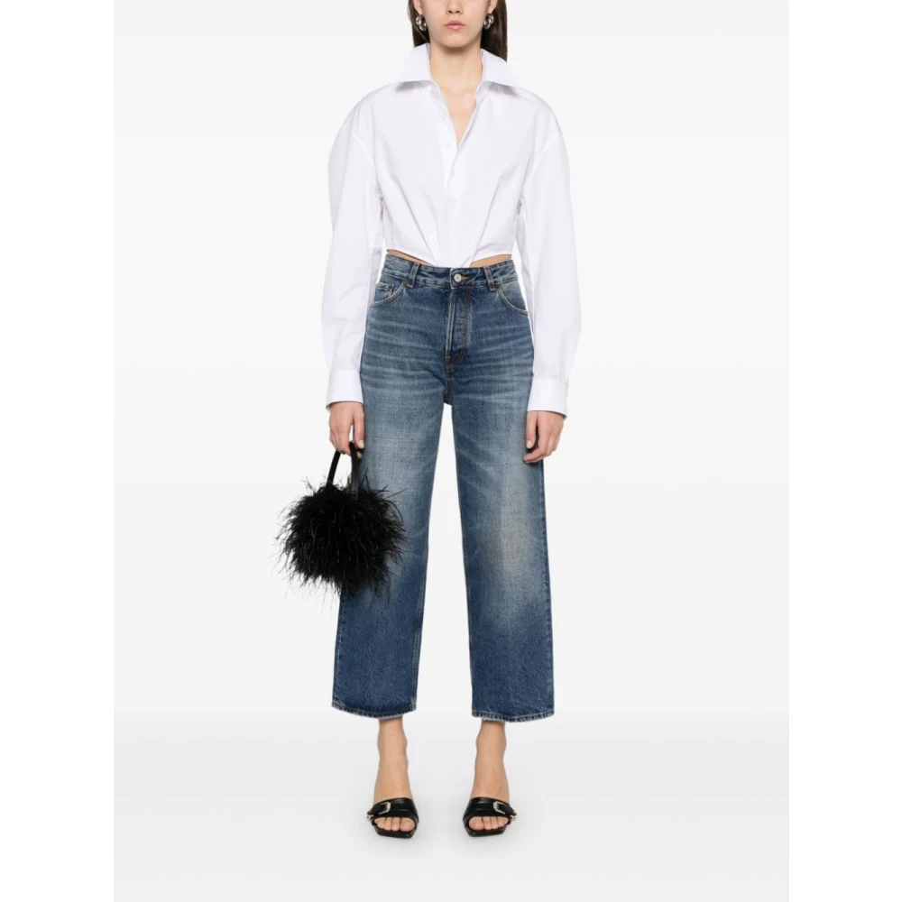 Haikure Straight Jeans Blue Dames
