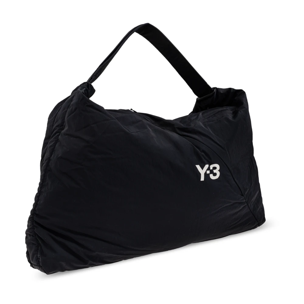 Y-3 Schoudertas met bedrukt logo Black Unisex