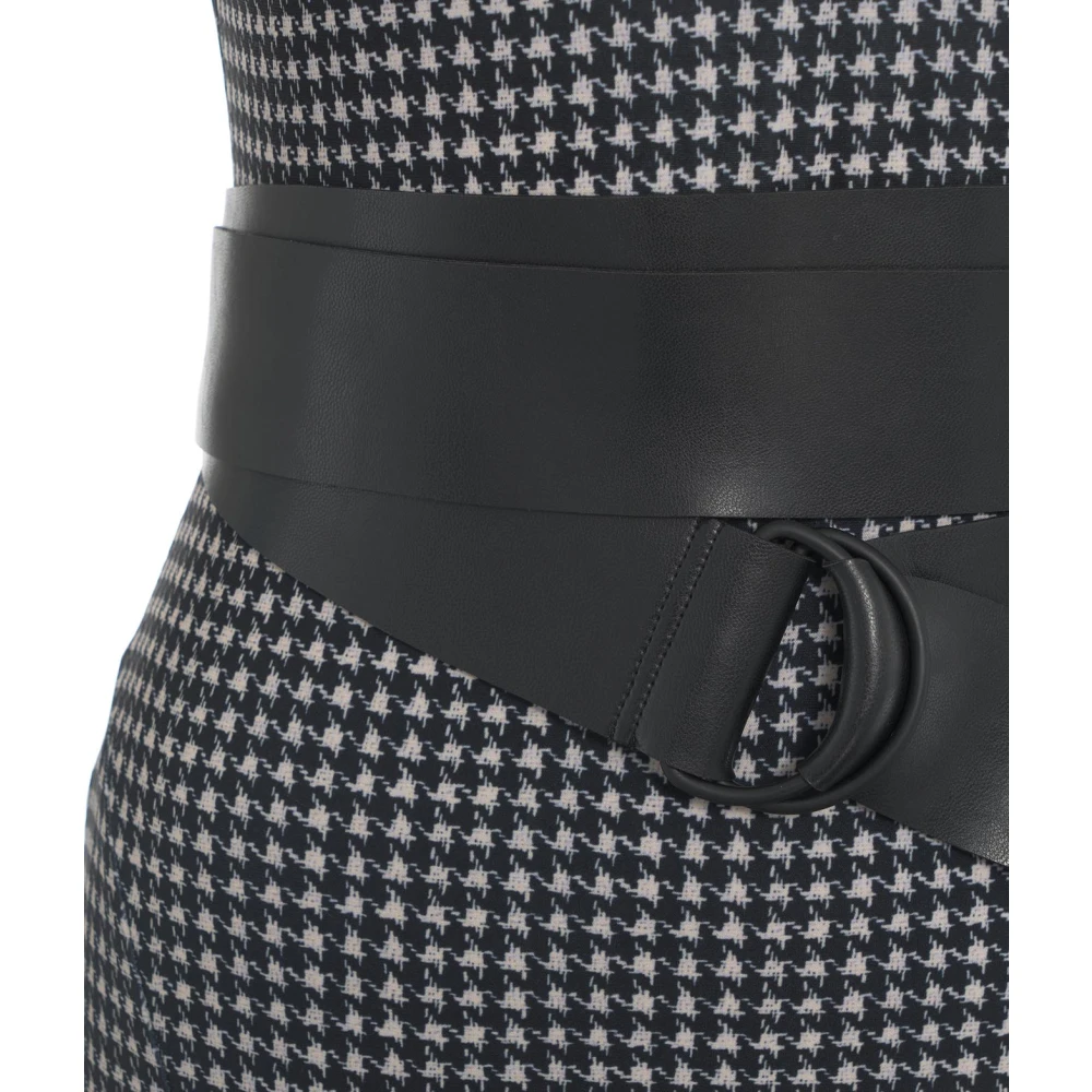 Norma Kamali Zwarte Jurk Aw24 Stomen Black Dames