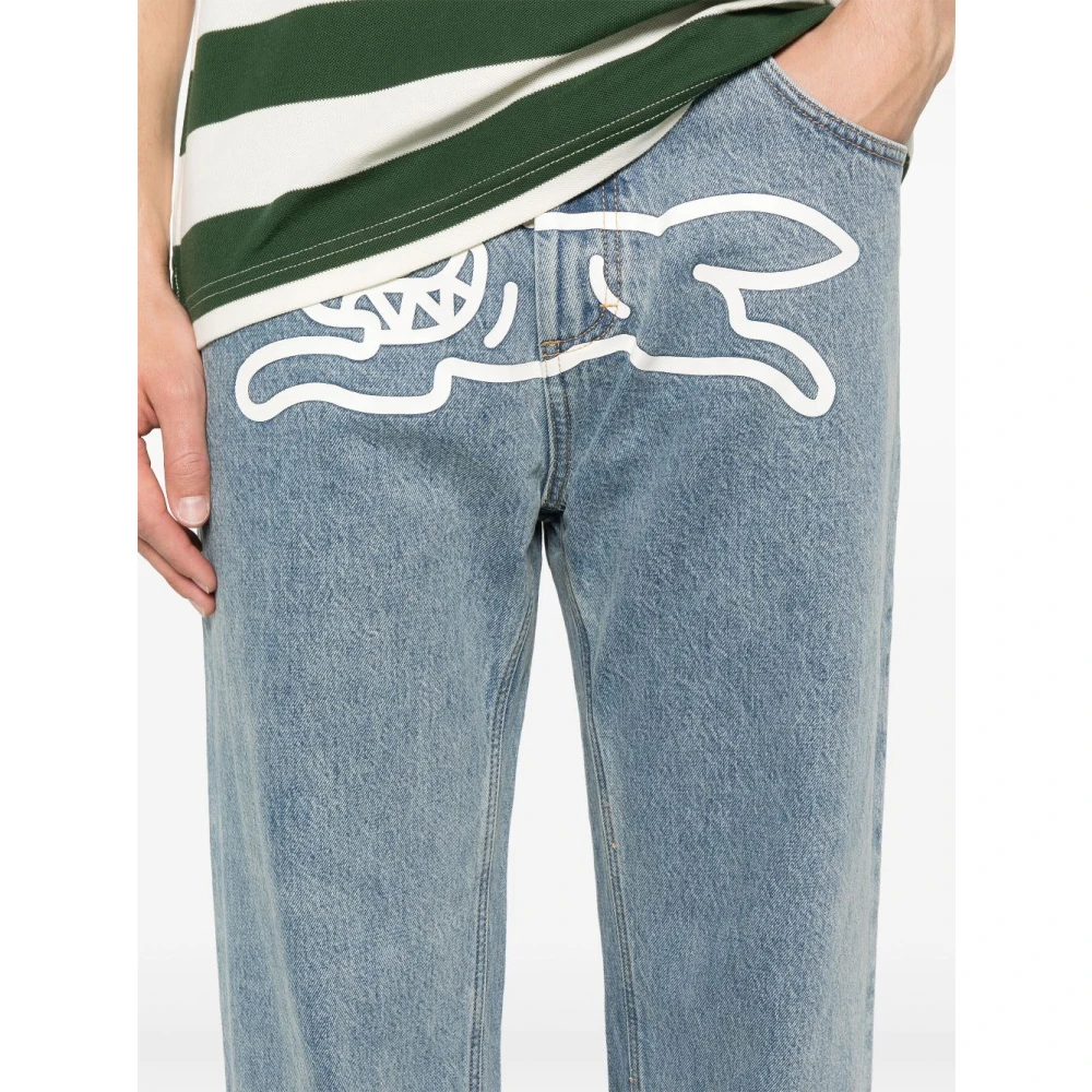 Icecream Heldere Blauwe Jeans met Logoprint Blue Heren