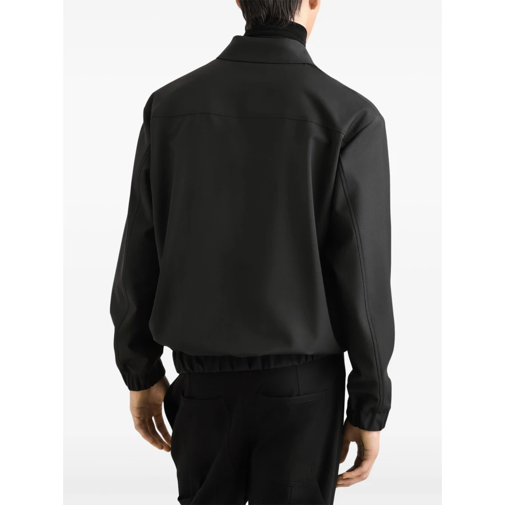 Dolce & Gabbana Stijlvolle Jas voor Mannen Black Heren
