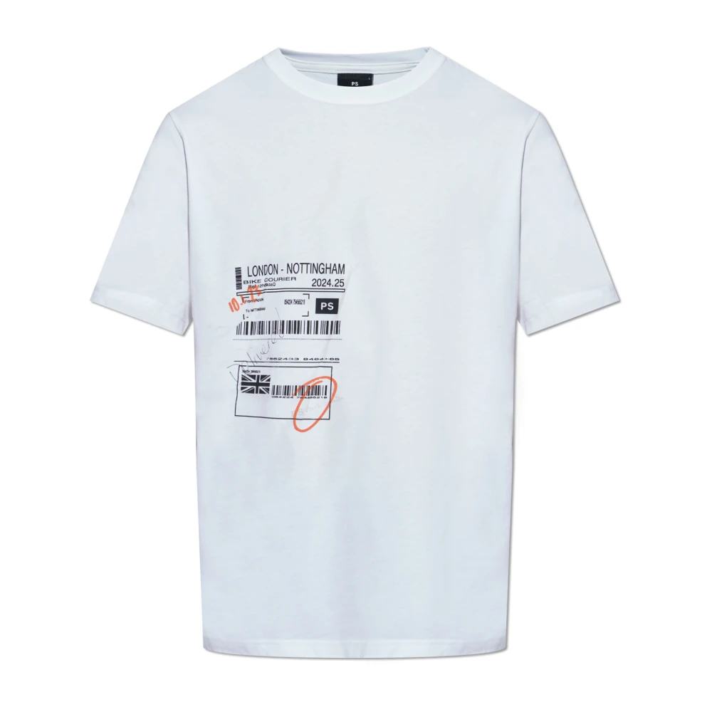 PS By Paul Smith T-shirt met print White Heren