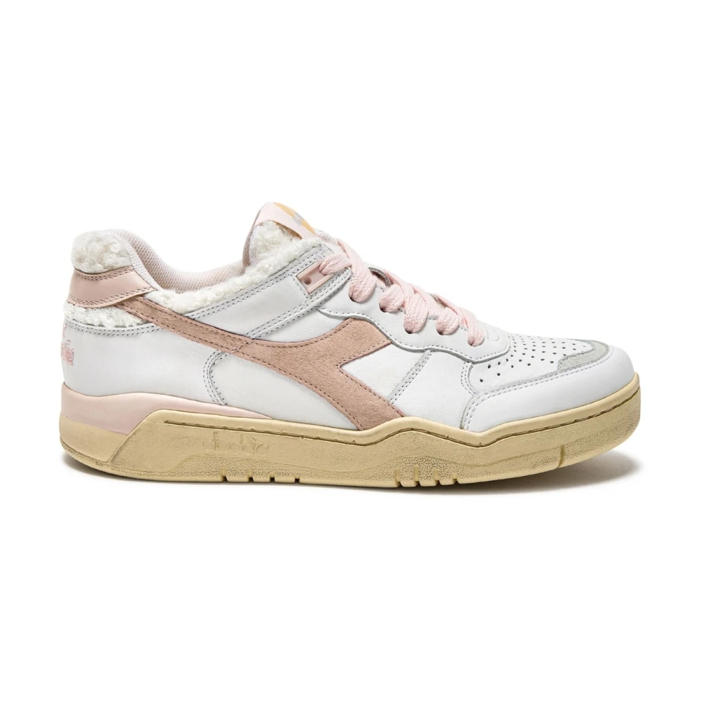 Diadora Stone Wash Natural Sneakers Dames Schoenen Roze